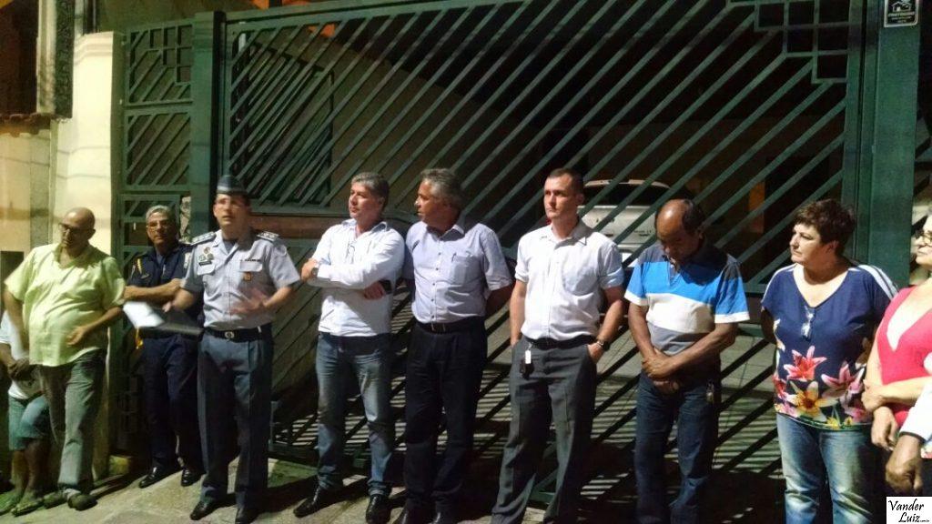 Capitão Ceoloni ao lado prefeito eleito Cláudio Góes fala do programa Vigilância Solidária da Polícia Militar