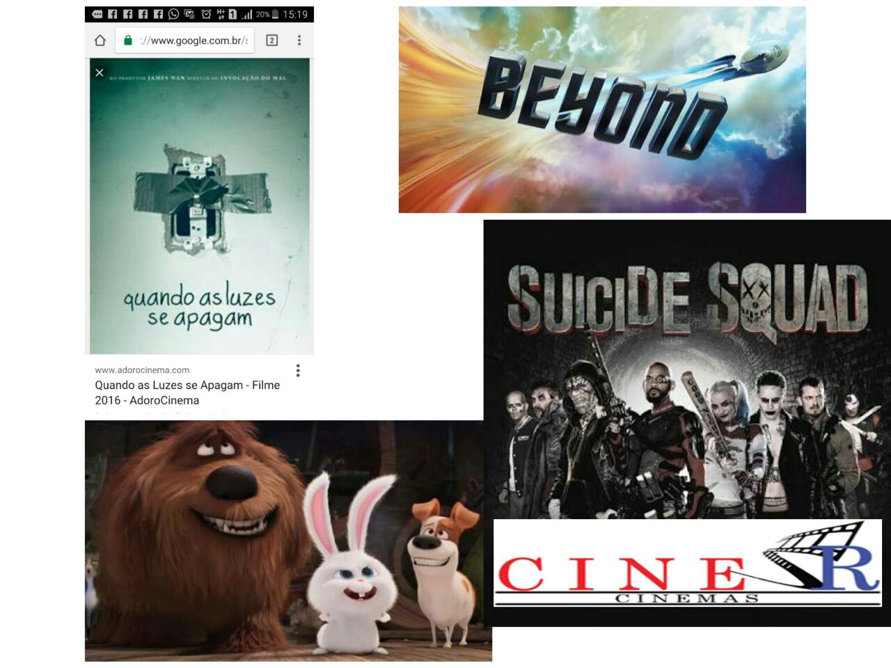 Filmes em Cartaz no Cine São Roque