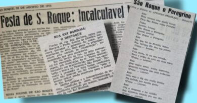 Em 1975, Festas de Agosto ganham tapete de rua e a música “São Roque, o Peregrino”